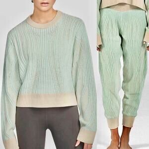 Nike Yoga Sweater Knit Top & Pant Set